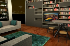 officinex milano interior design SOGGIORNO E CAMERA 11